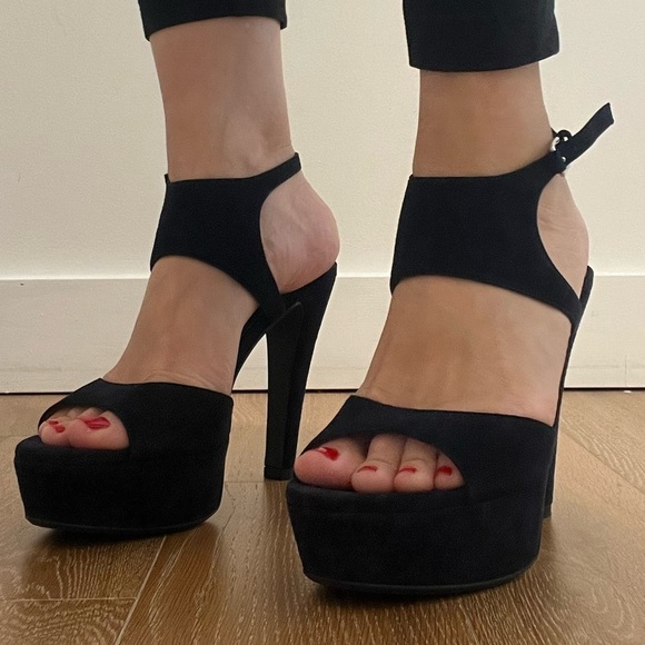 Marni dark blue suede platforms. EUC made in Italy - Picture 5 of 14